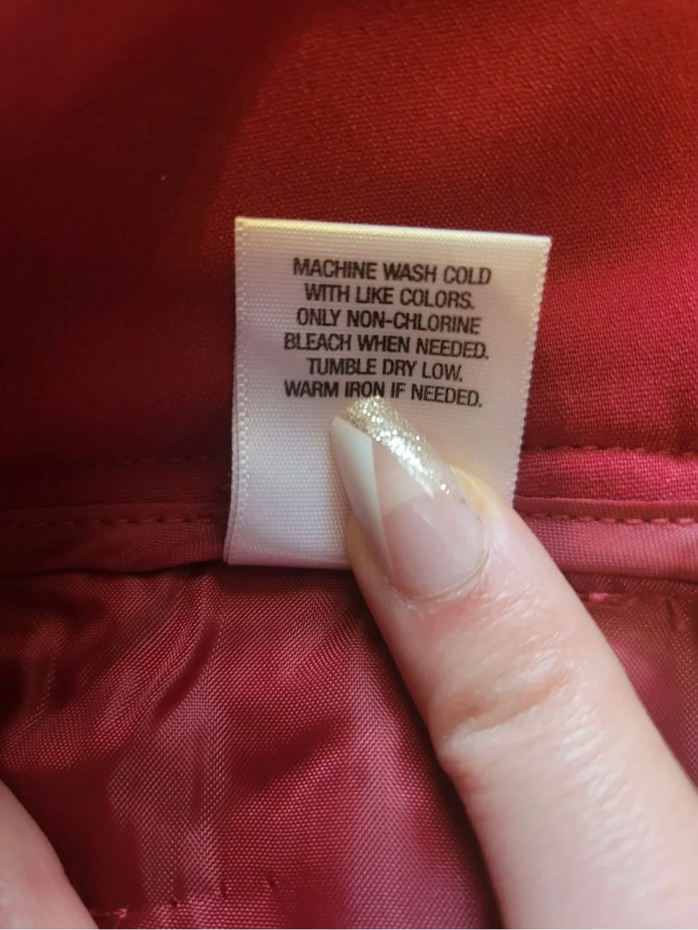 NWOT Roz & Ali Deep Red Trousers